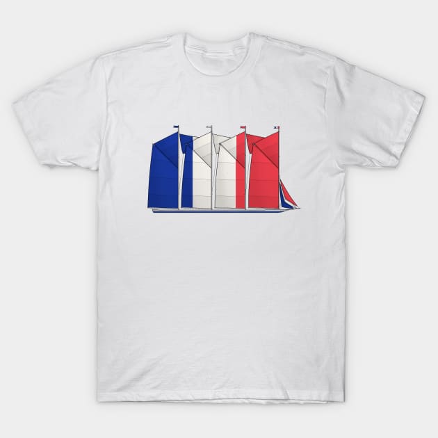 Flagship - France T-Shirt by Pockets